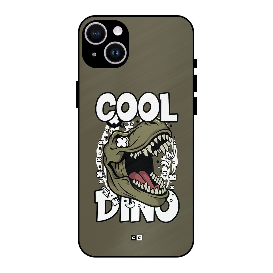 Cool Dino Metal Back Case for iPhone 14 Plus