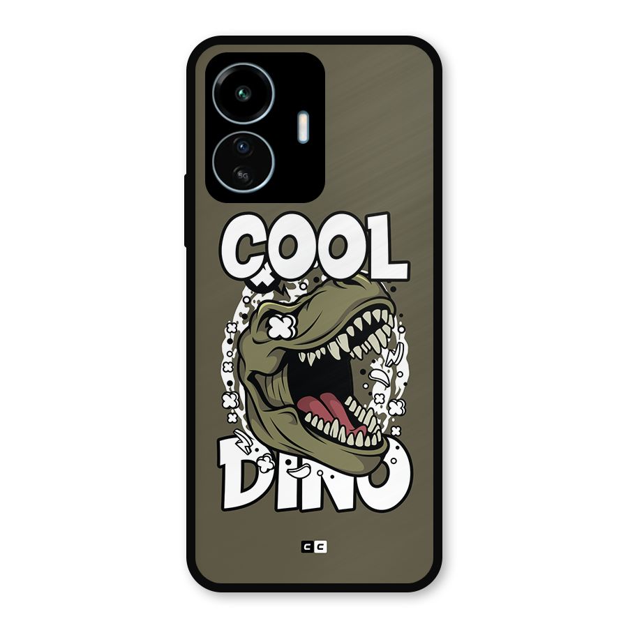 Cool Dino Metal Back Case for vivo iQOO Z6 Lite 5G