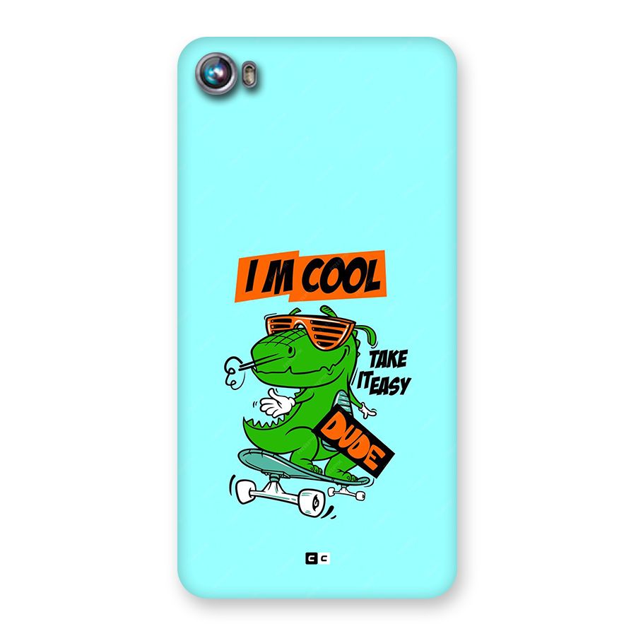 Cool Dude Back Case for Canvas Fire 4 (A107)