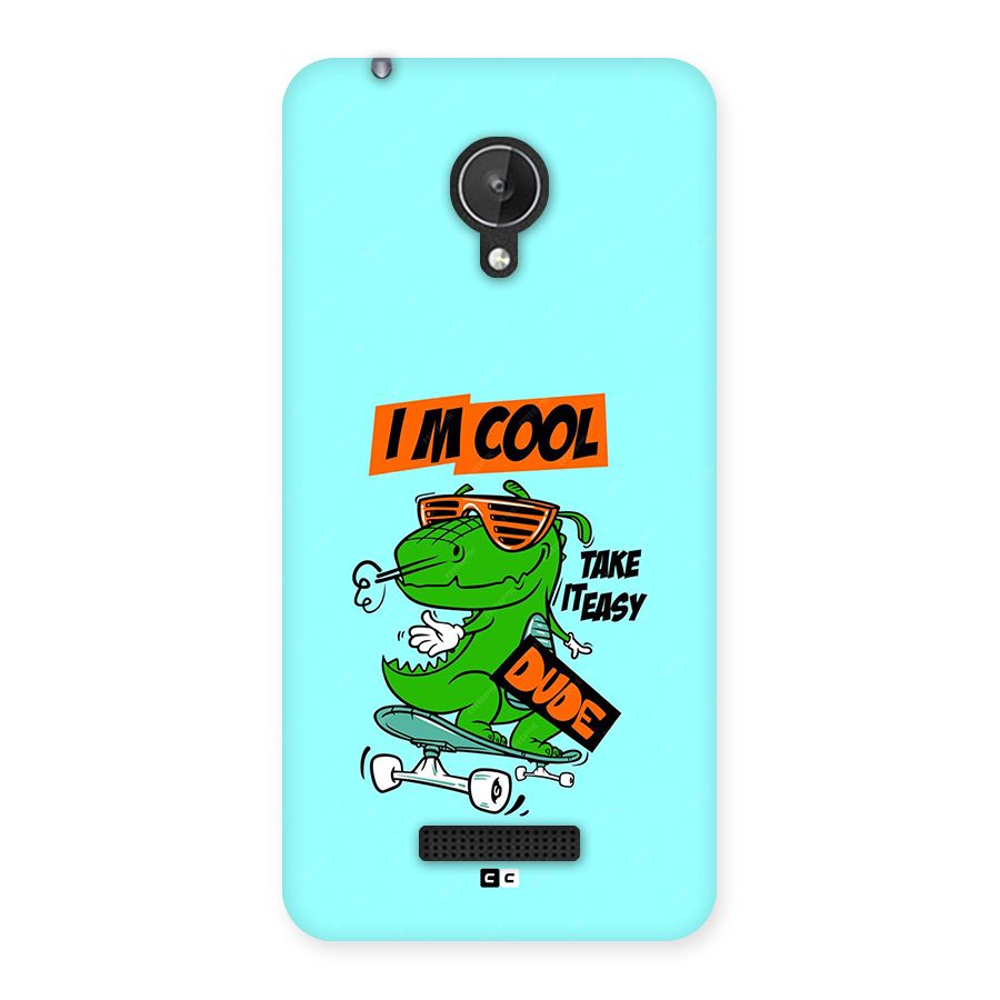 Cool Dude Back Case for Canvas Spark Q380