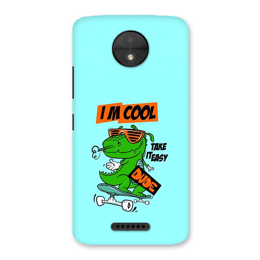 Cool Dude Back Case for Moto C