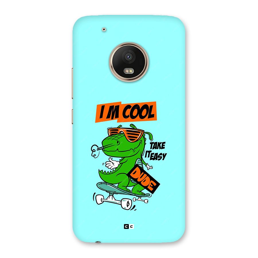 Cool Dude Back Case for Moto G5 Plus