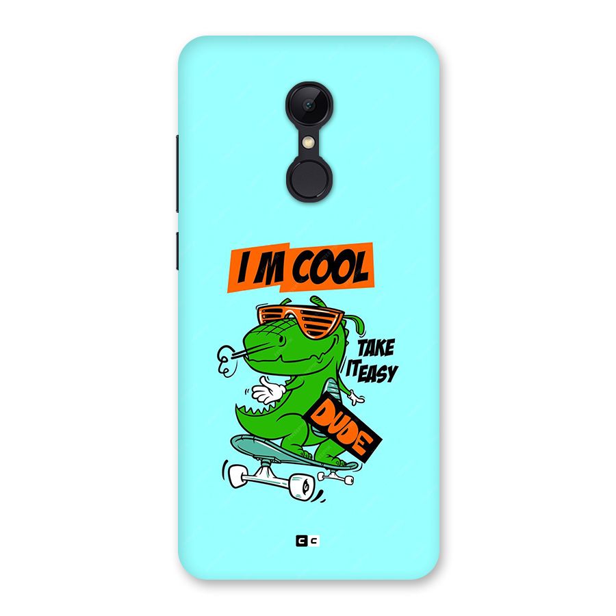 Cool Dude Back Case for Redmi 5