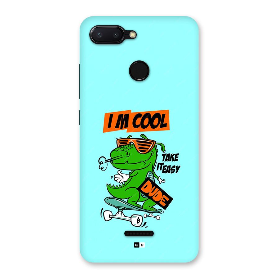 Cool Dude Back Case for Redmi 6