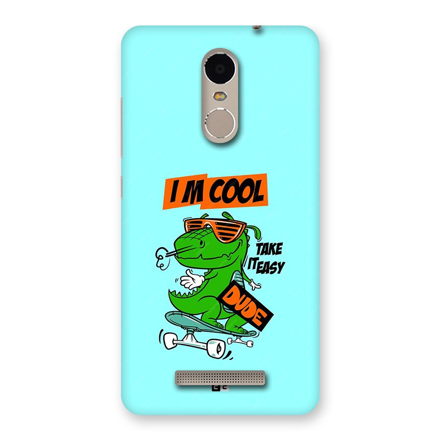 Cool Dude Back Case for Redmi Note 3