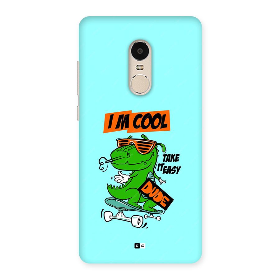 Cool Dude Back Case for Redmi Note 4
