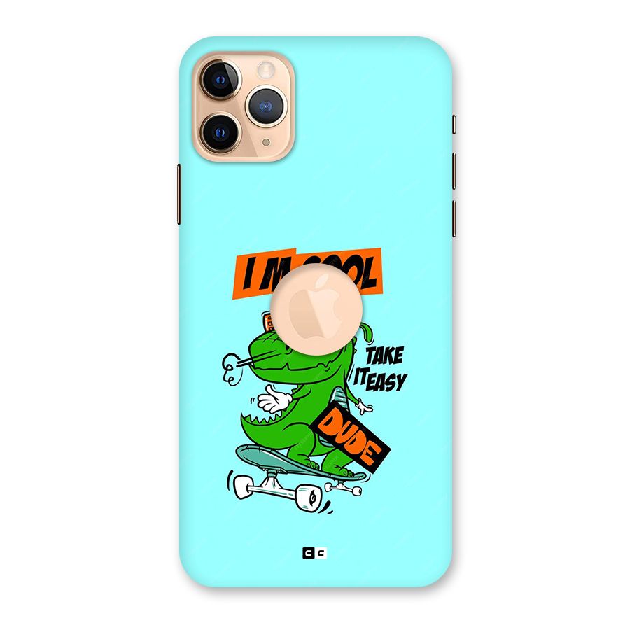 Cool Dude Back Case for iPhone 11 Pro Max Logo Cut
