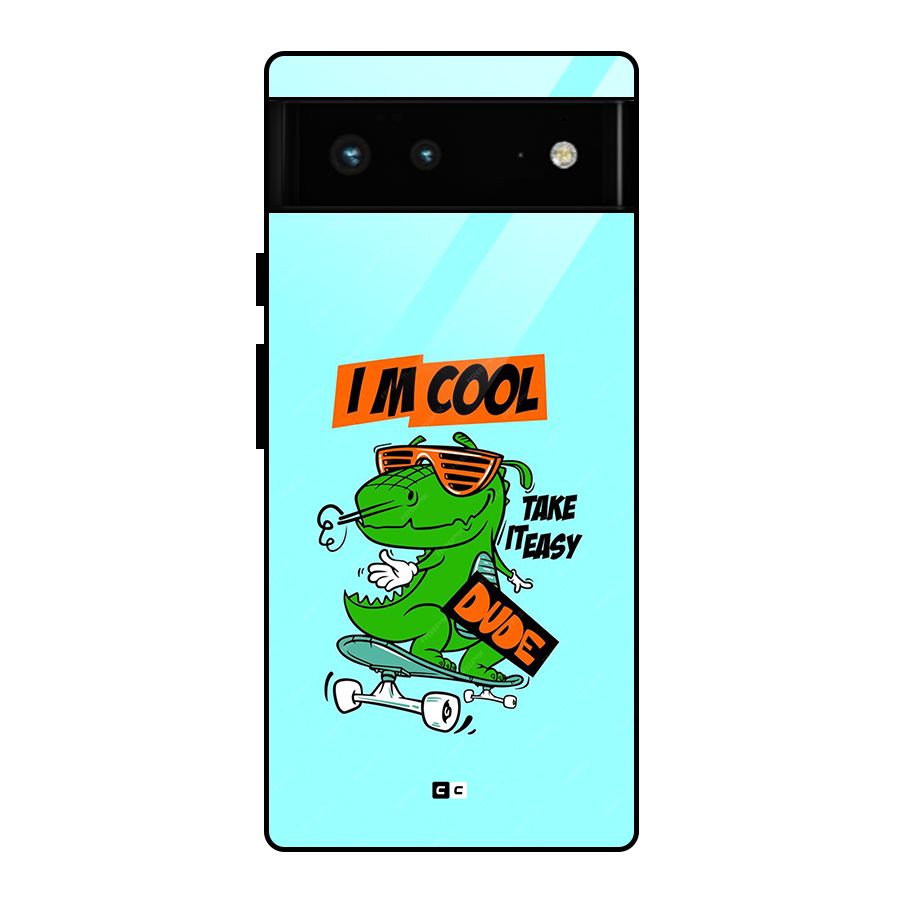 Cool Dude Glass Back Case for Google Pixel 6