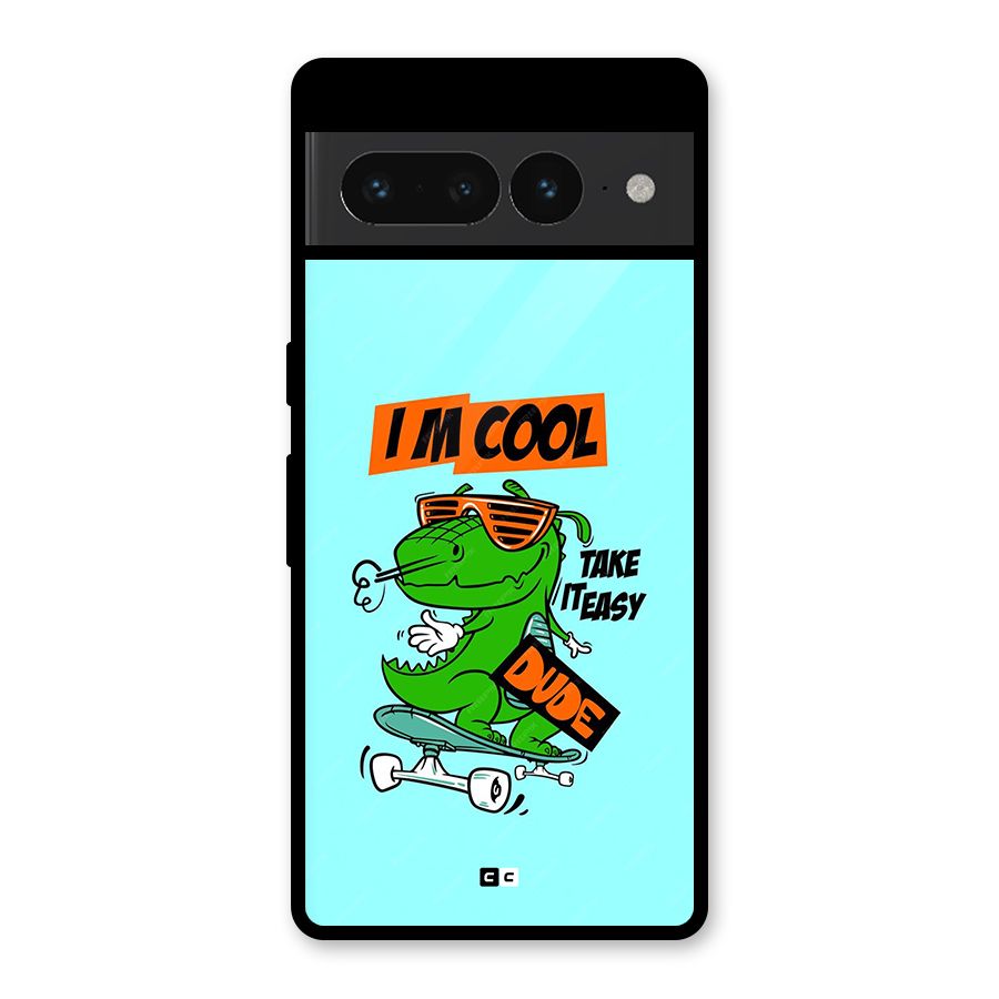 Cool Dude Glass Back Case for Google Pixel 7 Pro
