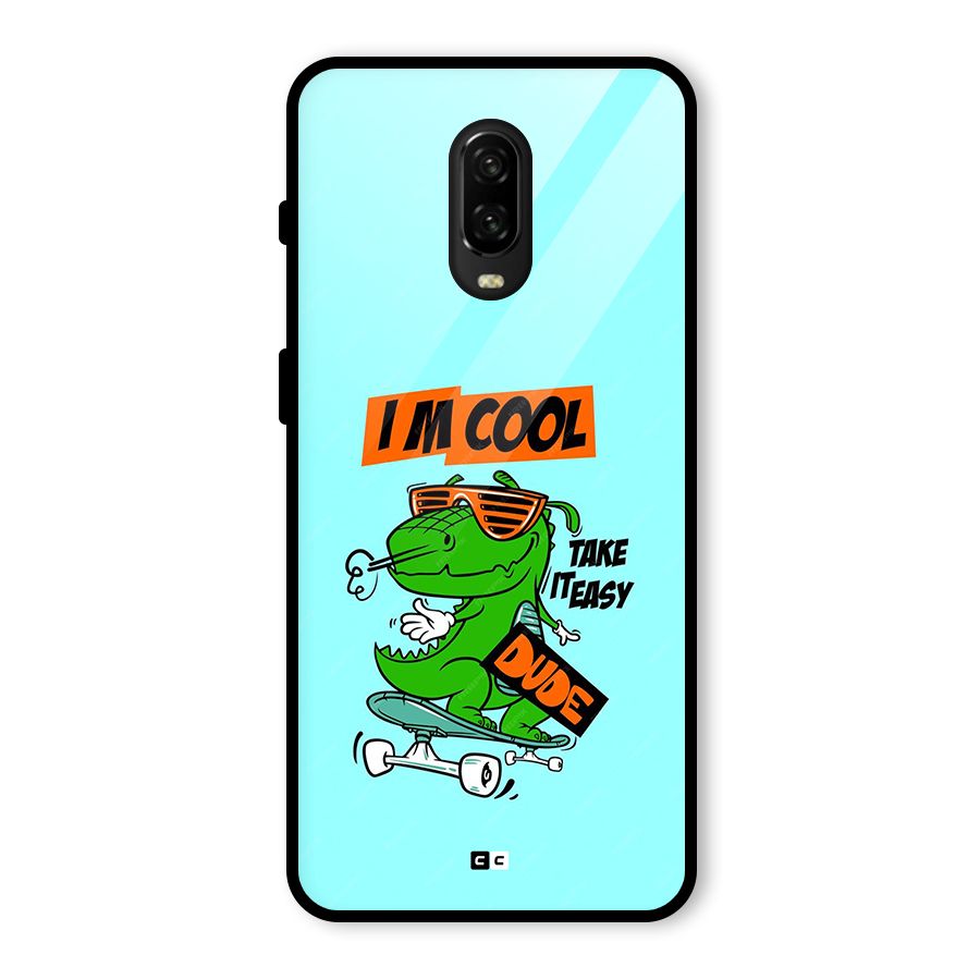 Cool Dude Glass Back Case for OnePlus 6T
