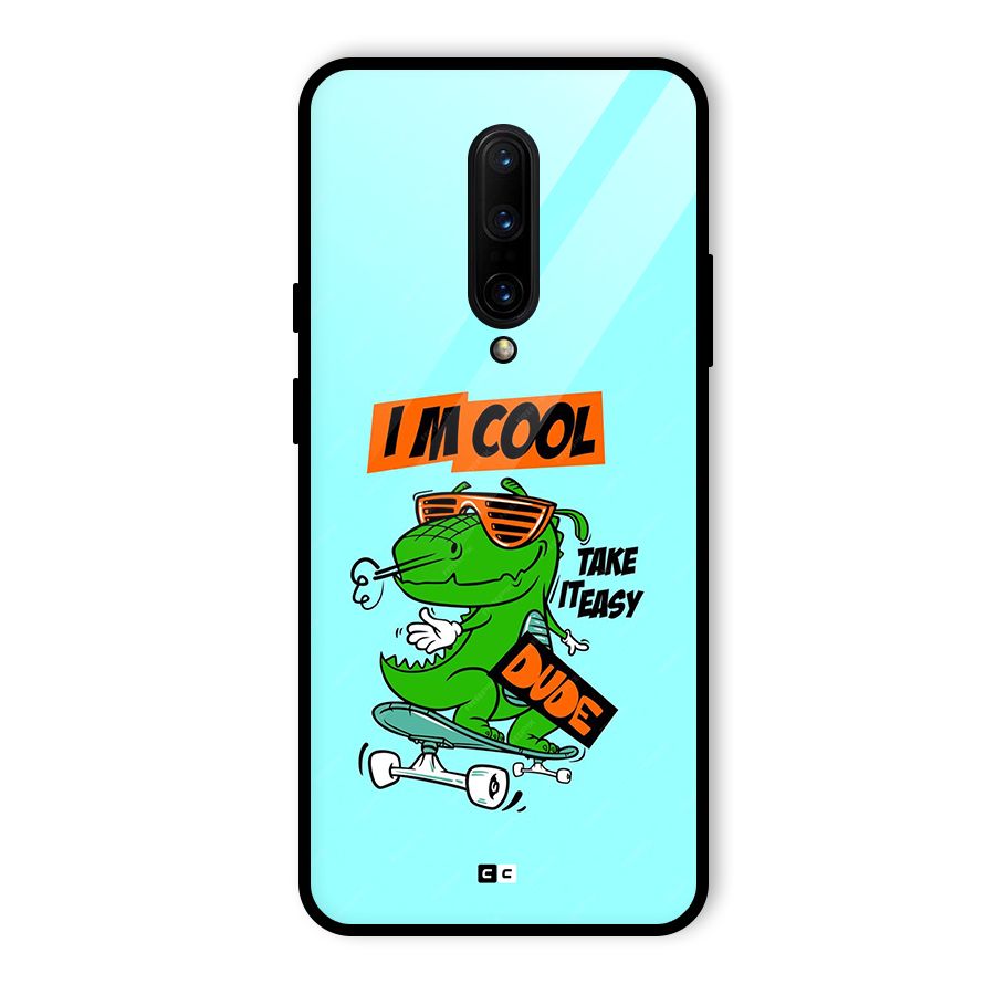 Cool Dude Glass Back Case for OnePlus 7 Pro