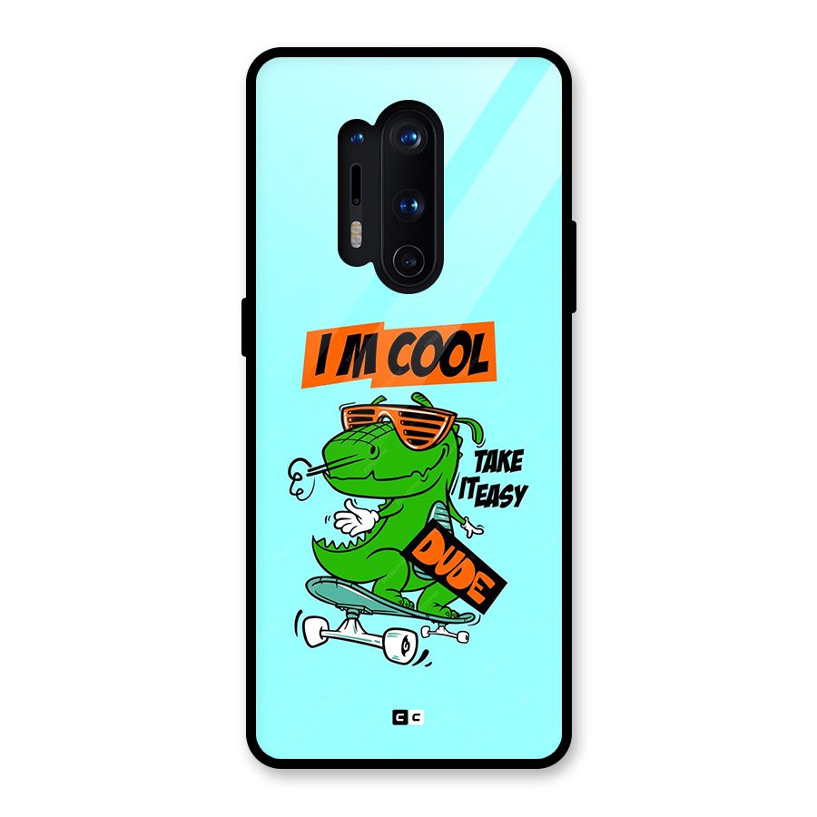 Cool Dude Glass Back Case for OnePlus 8 Pro