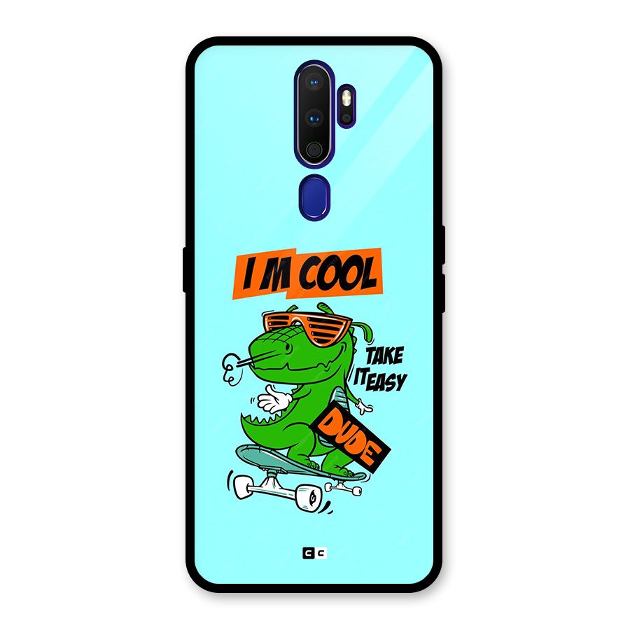 Cool Dude Glass Back Case for Oppo A9 (2020)