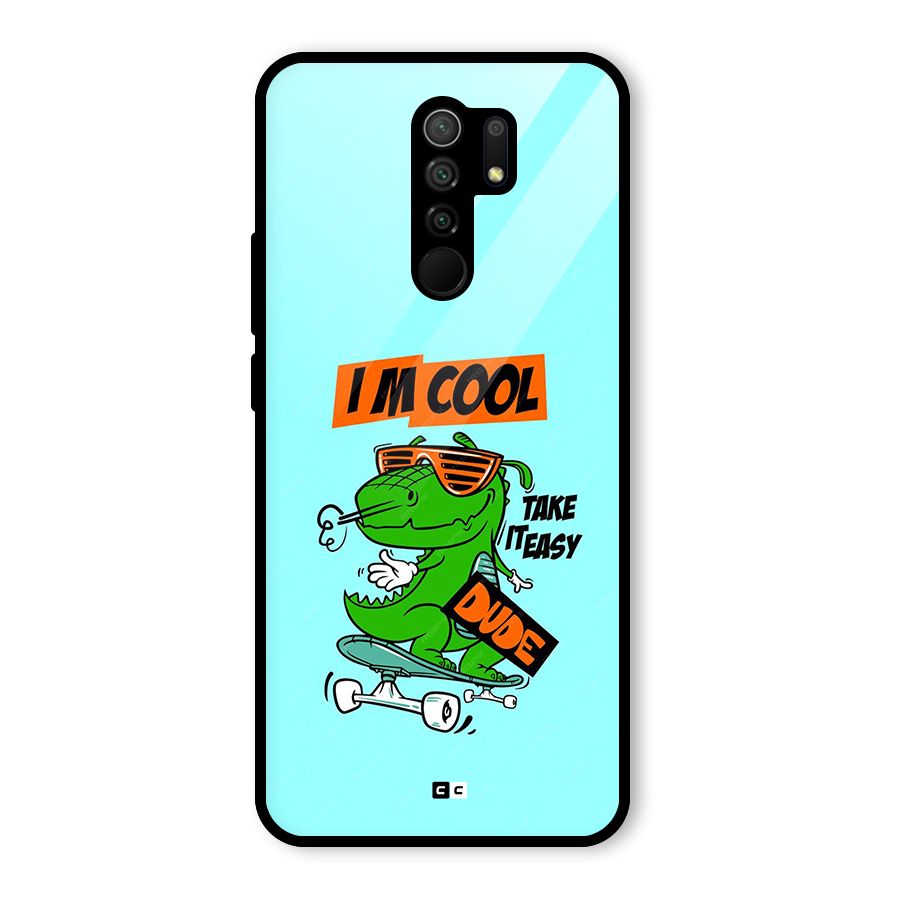 Cool Dude Glass Back Case for Poco M2