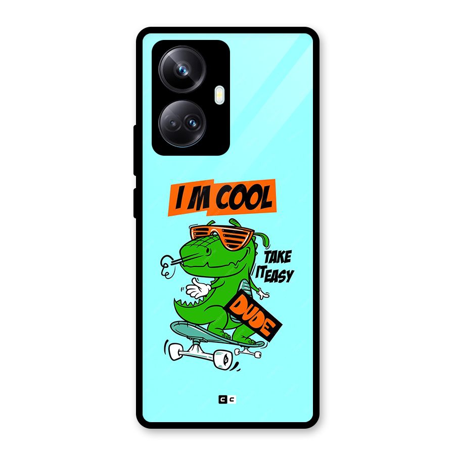 Cool Dude Glass Back Case for Realme 10 Pro Plus