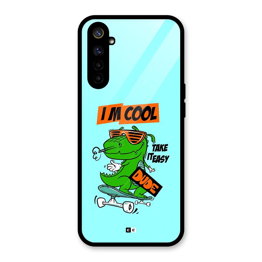 Cool Dude Glass Back Case for Realme 6
