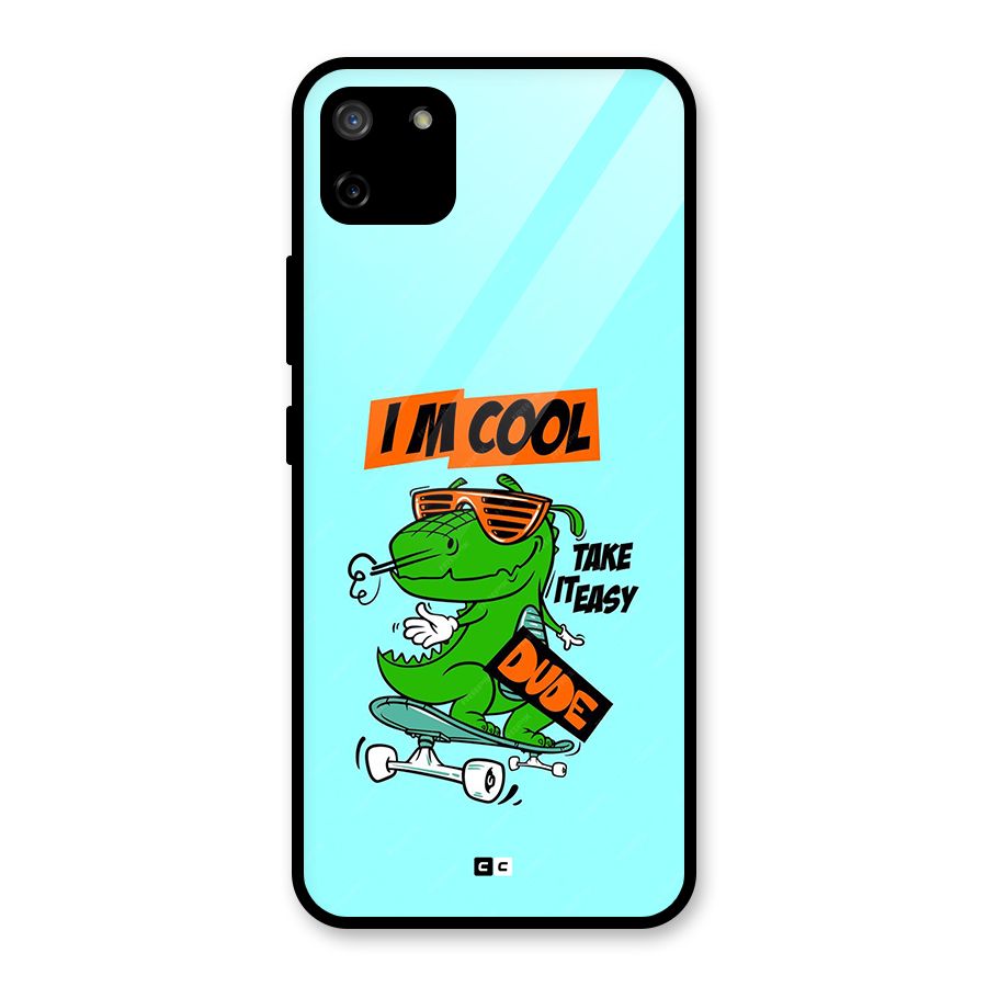 Cool Dude Glass Back Case for Realme C11