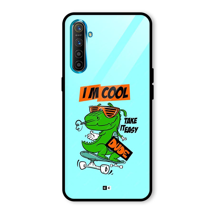 Cool Dude Glass Back Case for Realme XT