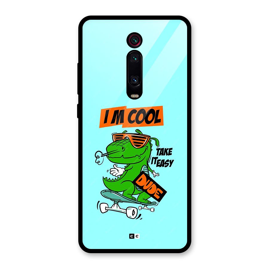 Cool Dude Glass Back Case for Redmi K20 Pro