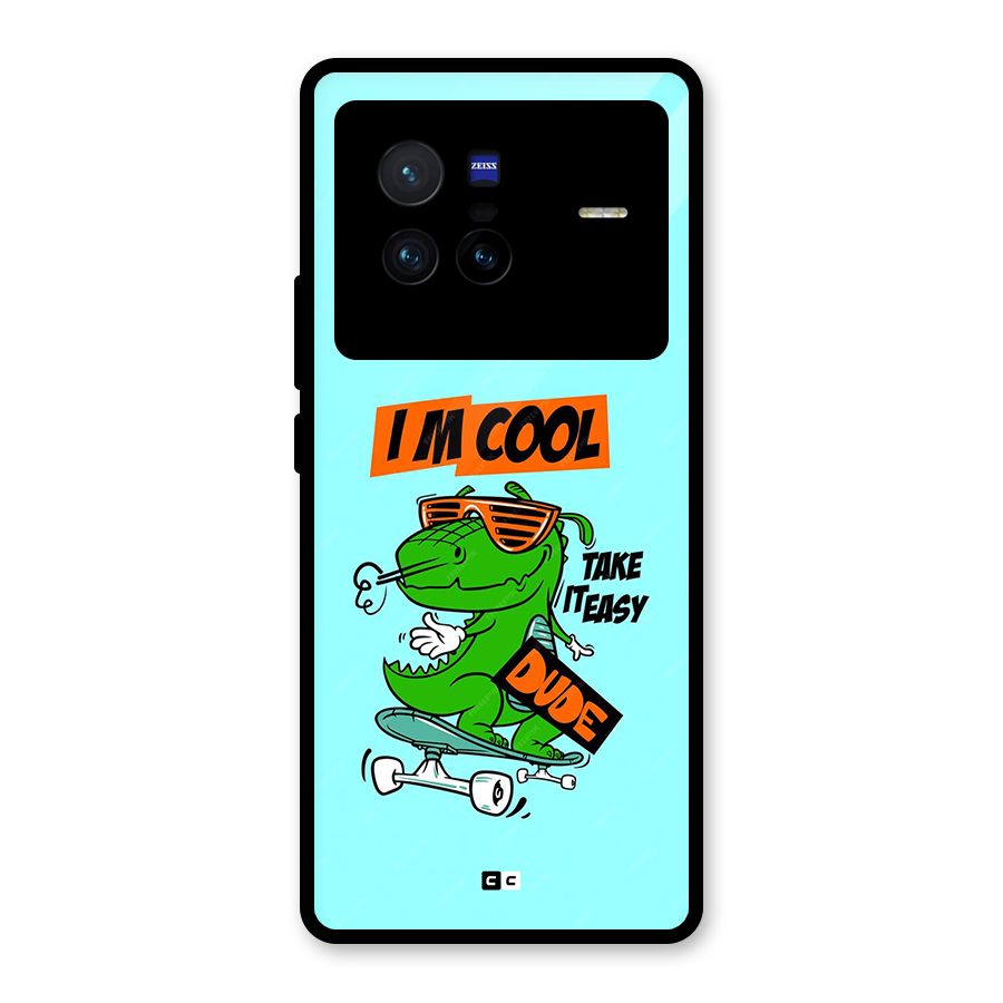 Cool Dude Glass Back Case for Vivo X80