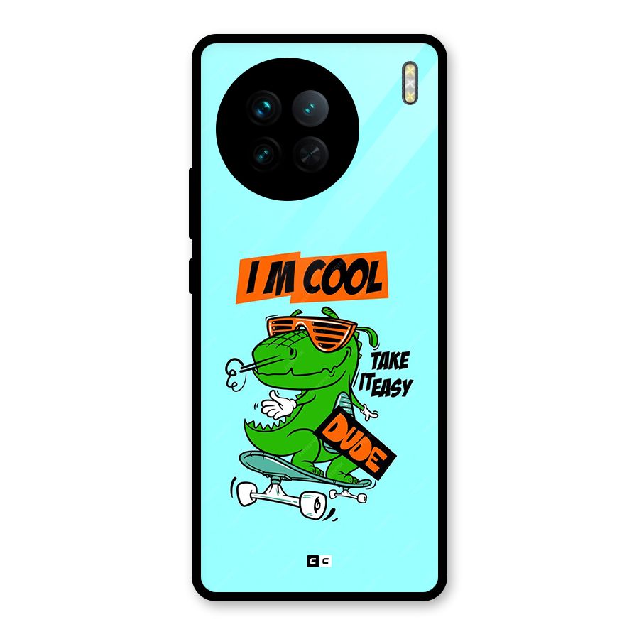Cool Dude Glass Back Case for Vivo X90