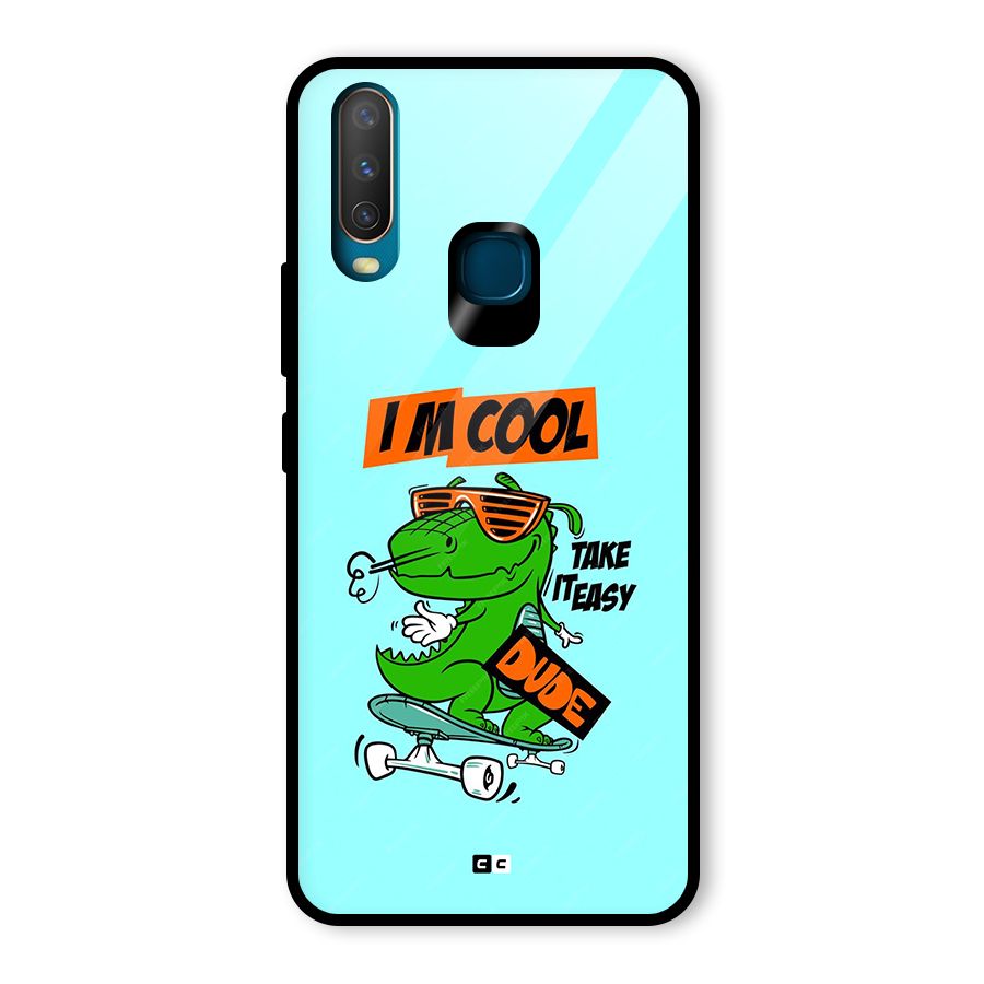 Cool Dude Glass Back Case for Vivo Y17