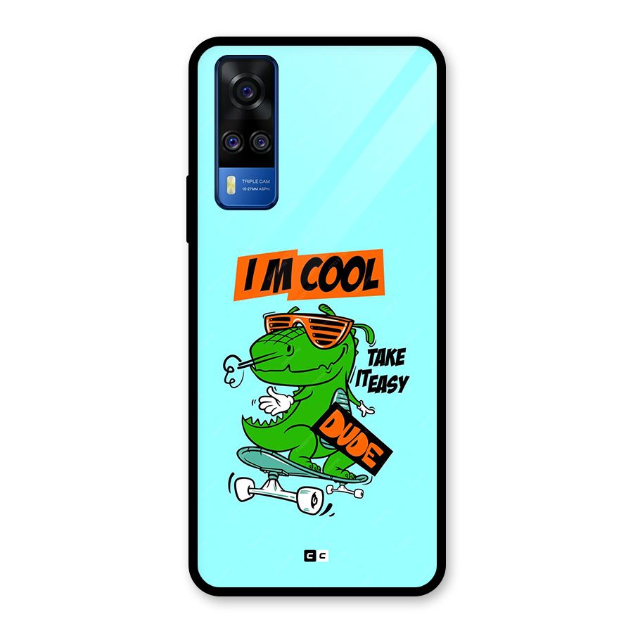 Cool Dude Glass Back Case for Vivo Y31