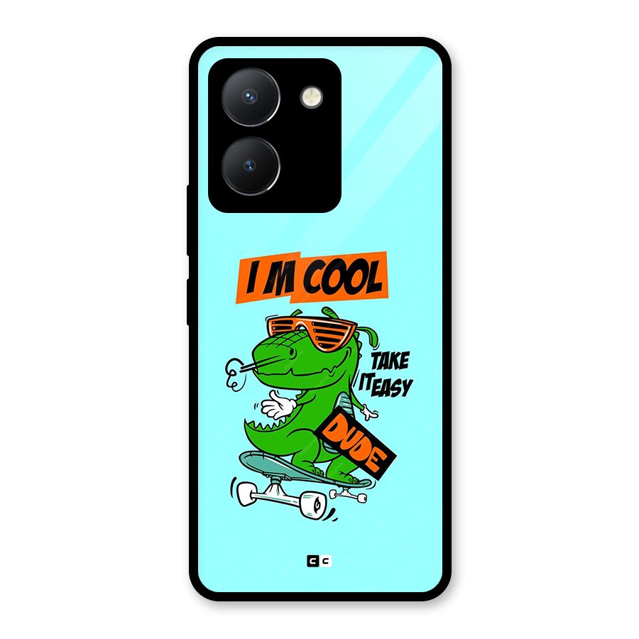Cool Dude Glass Back Case for Vivo Y36