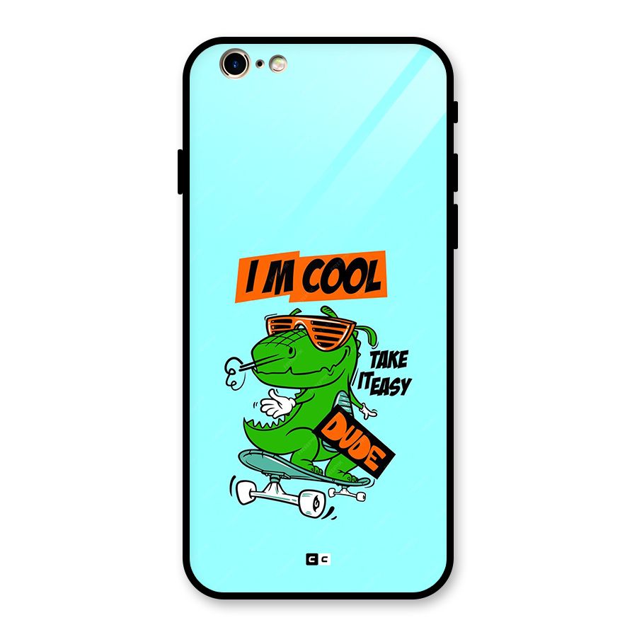 Cool Dude Glass Back Case for iPhone 6 6S