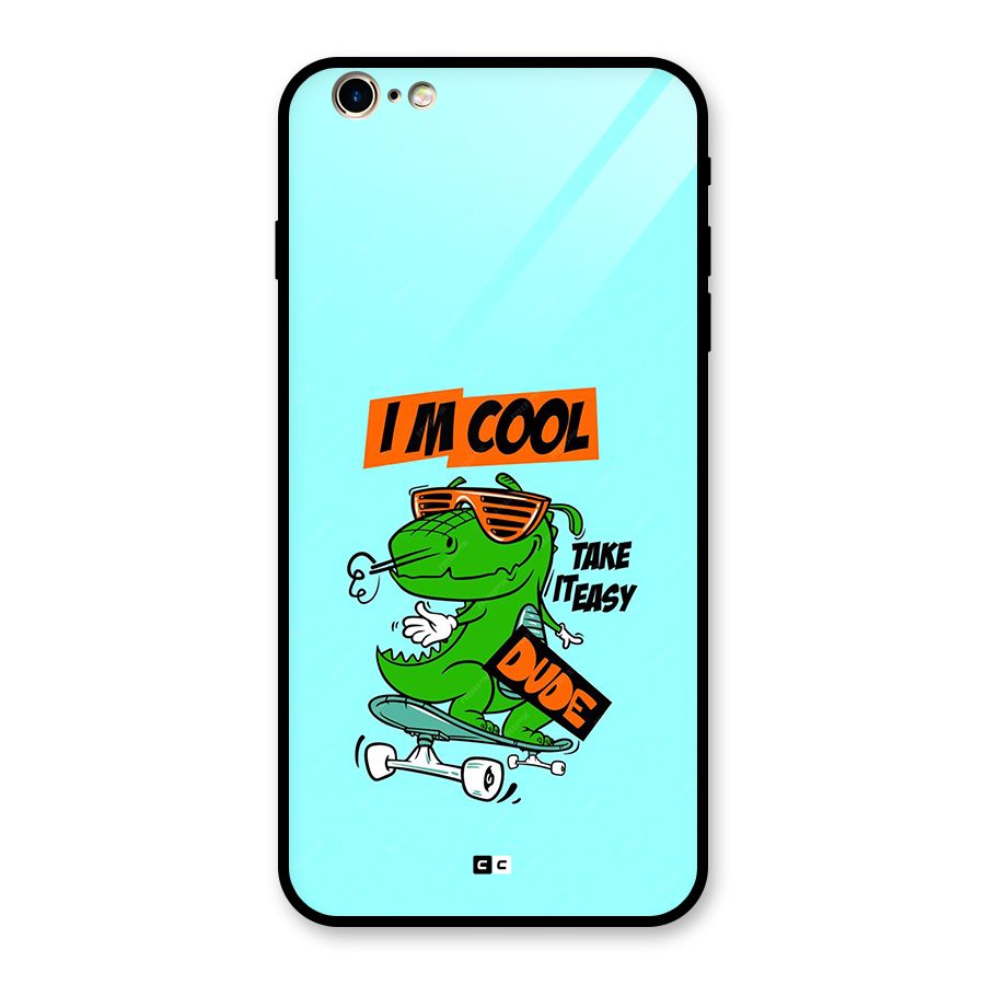 Cool Dude Glass Back Case for iPhone 6 Plus 6S Plus