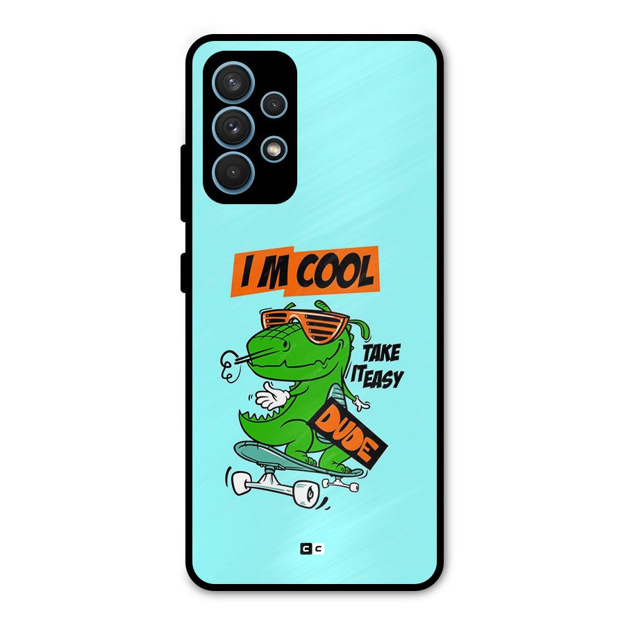 Cool Dude Metal Back Case for Galaxy A32