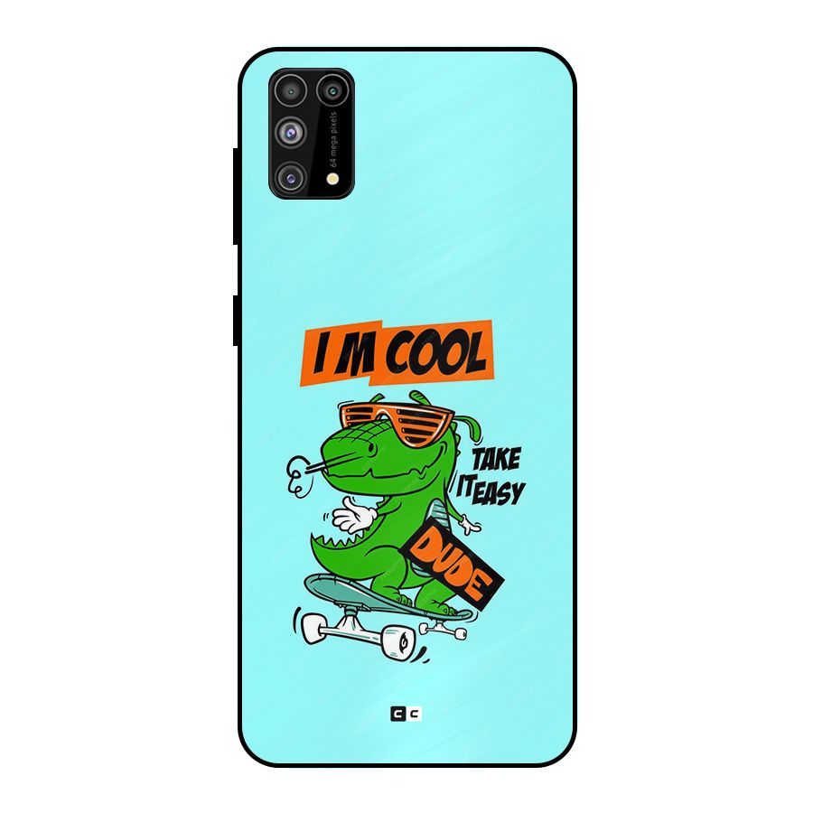 Cool Dude Metal Back Case for Galaxy F41