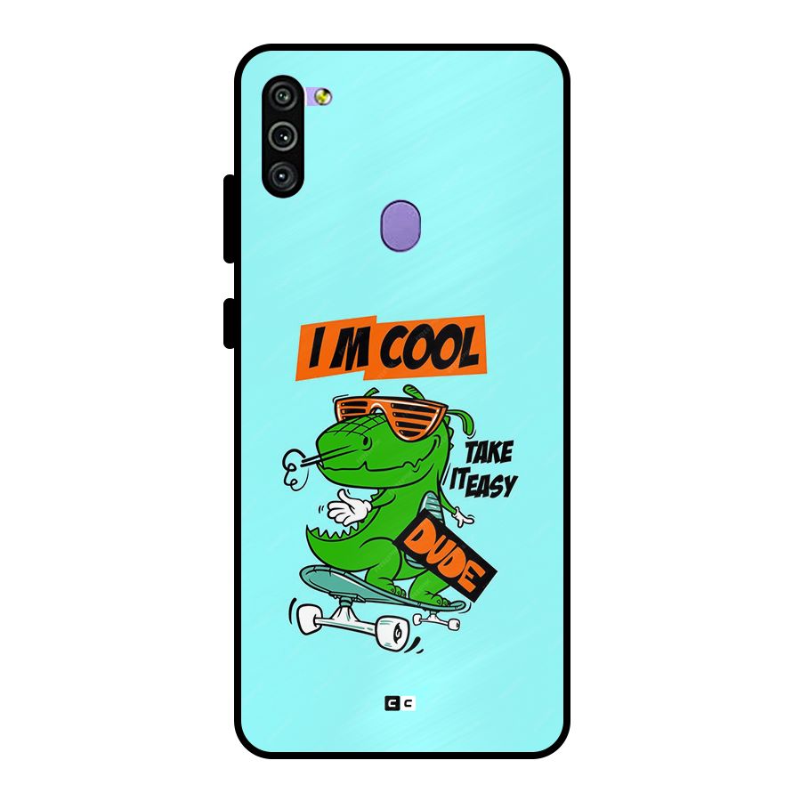 Cool Dude Metal Back Case for Galaxy M11