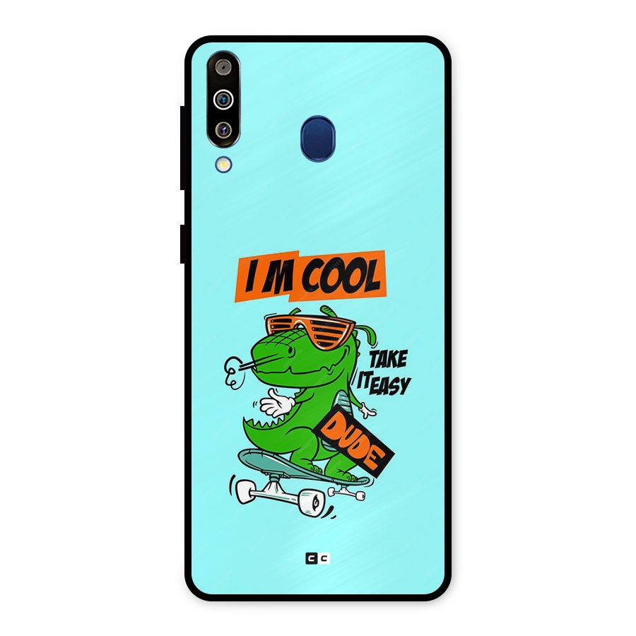 Cool Dude Metal Back Case for Galaxy M30