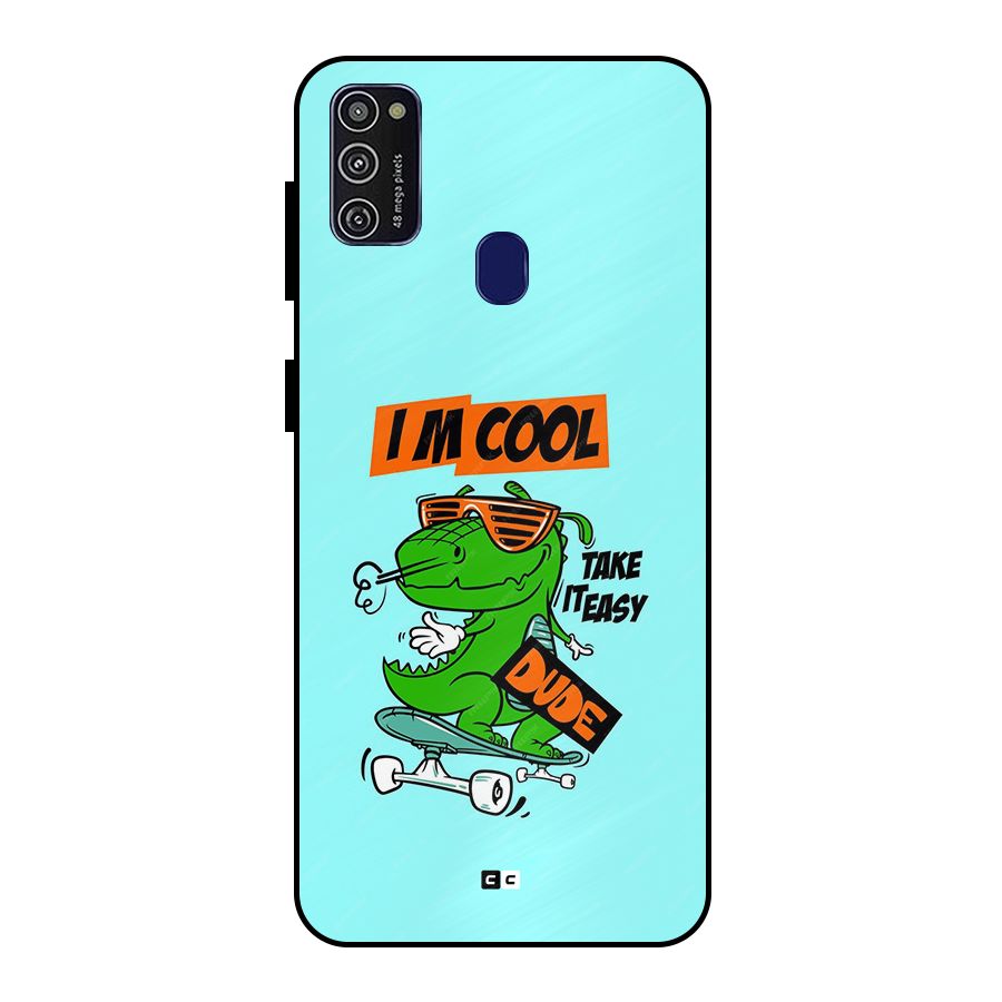 Cool Dude Metal Back Case for Galaxy M30s