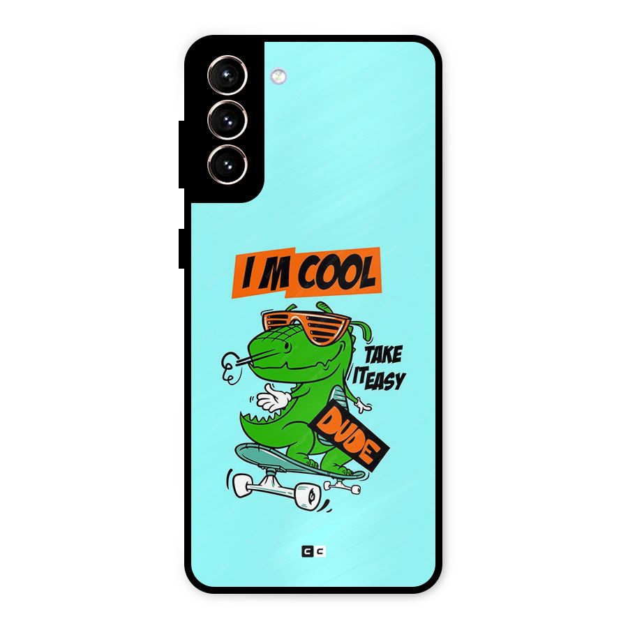 Cool Dude Metal Back Case for Galaxy S21 Plus