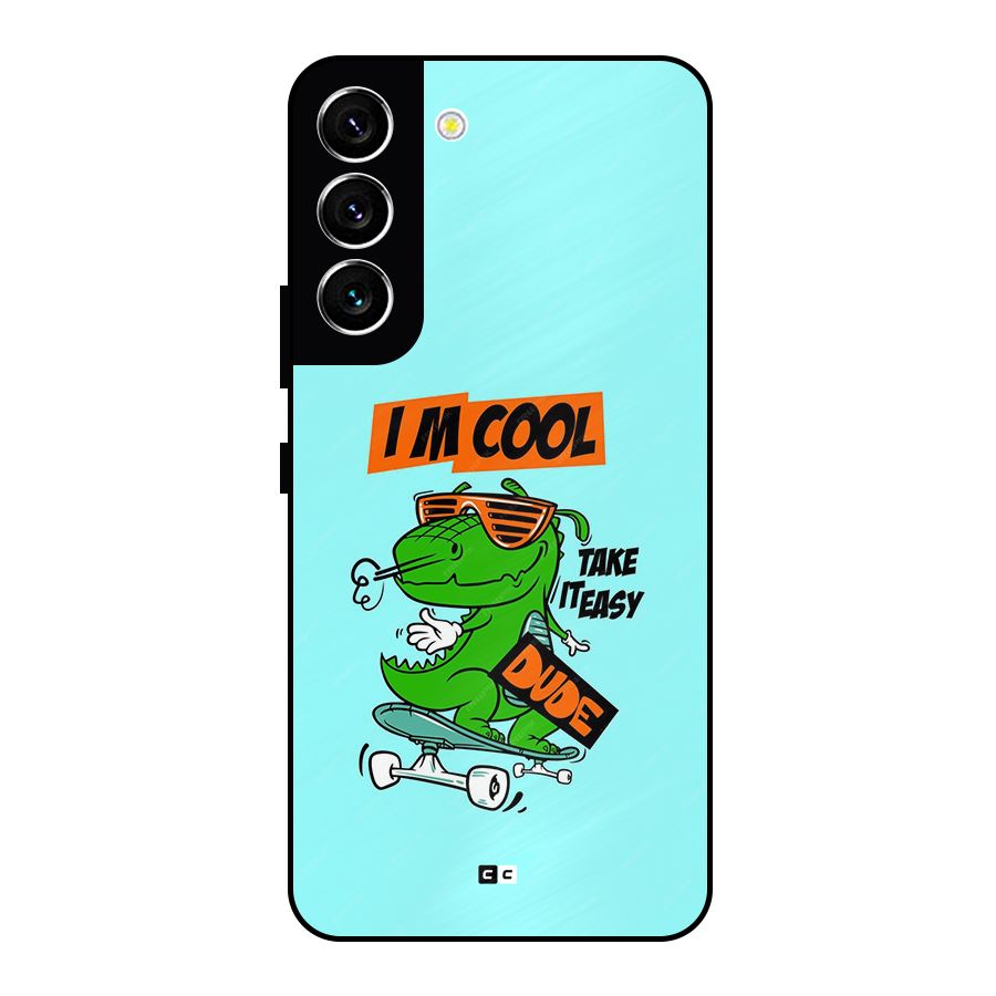 Cool Dude Metal Back Case for Galaxy S22 5G