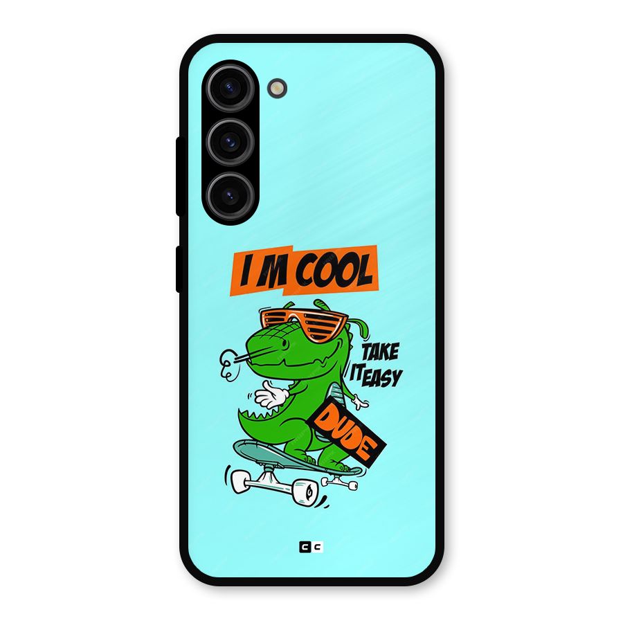 Cool Dude Metal Back Case for Galaxy S23