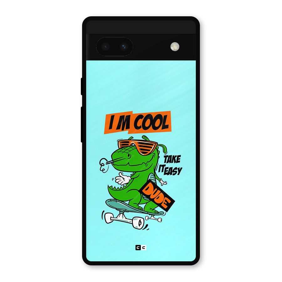 Cool Dude Metal Back Case for Google Pixel 6a