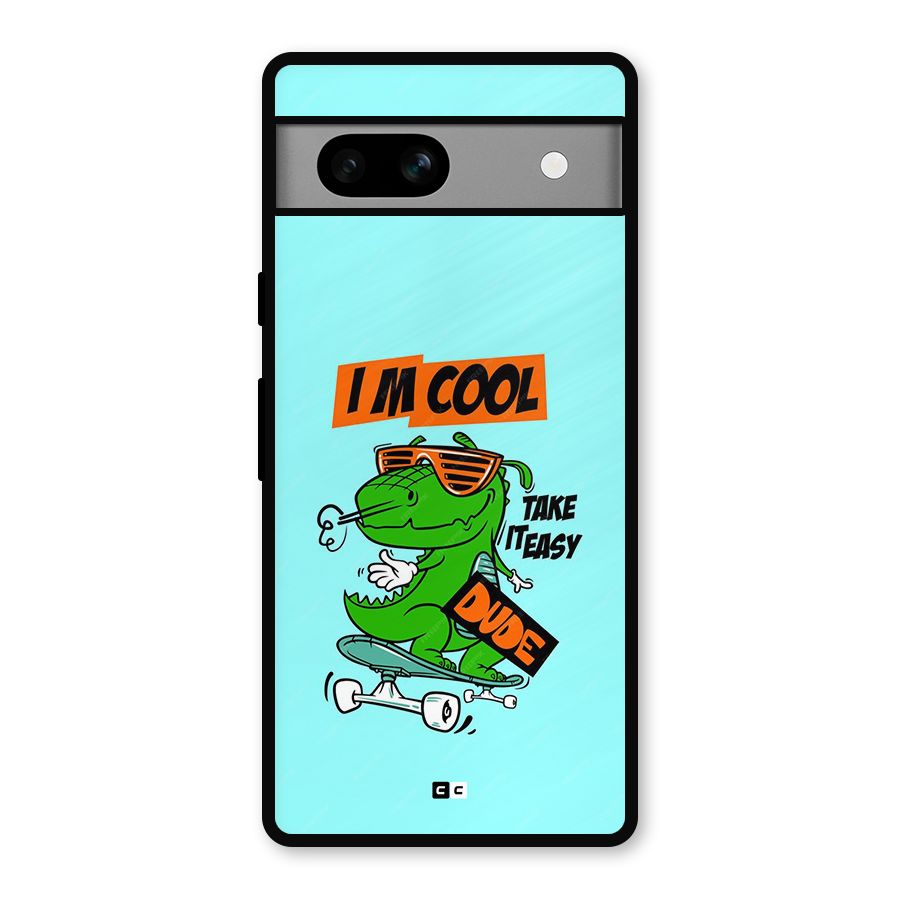 Cool Dude Metal Back Case for Google Pixel 7a