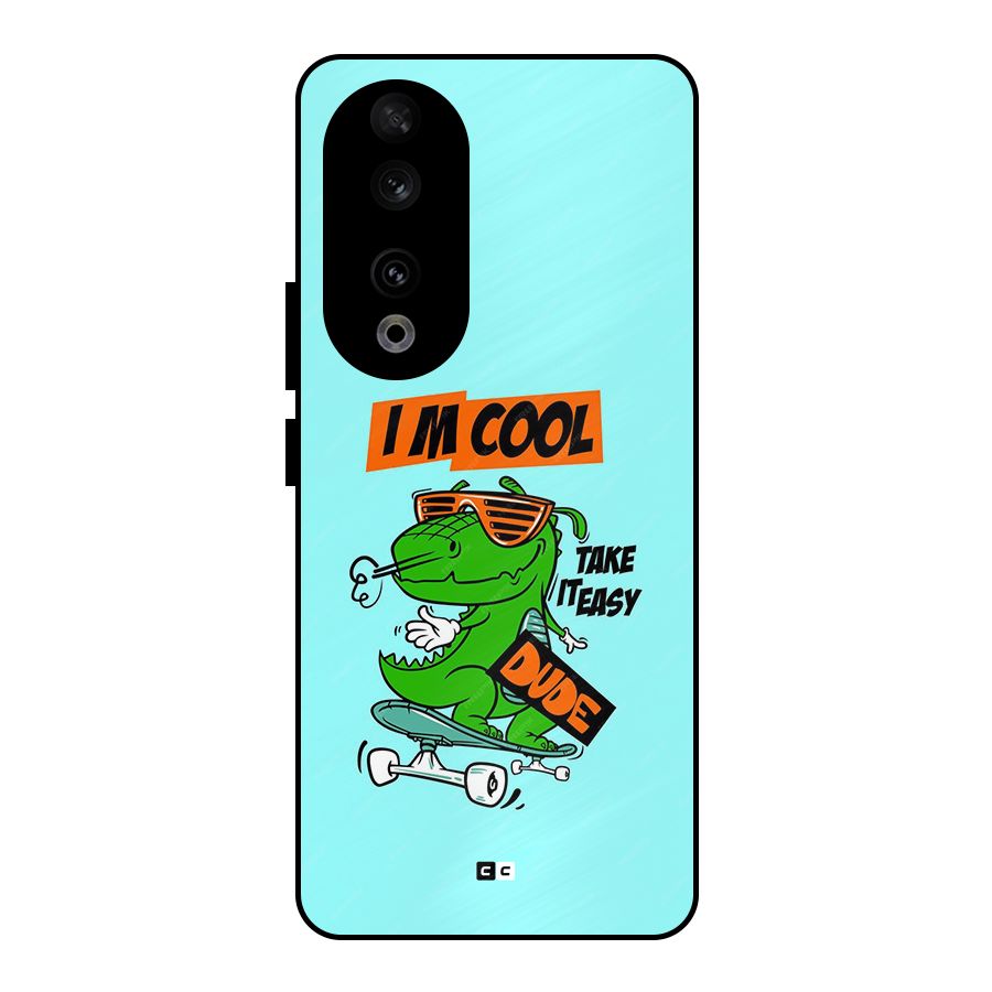 Cool Dude Metal Back Case for Honor 90