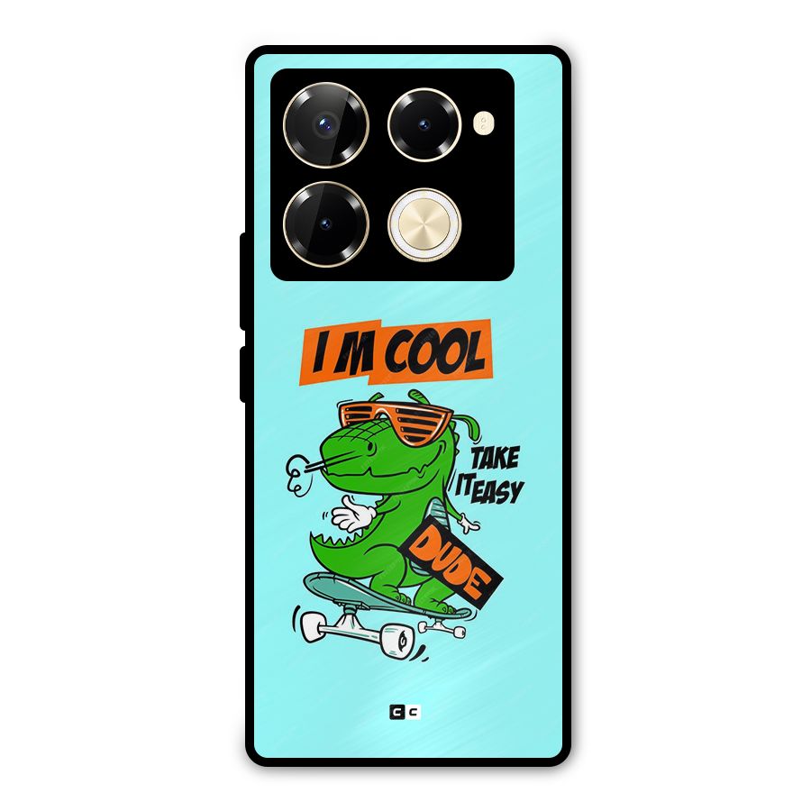 Cool Dude Metal Back Case for Infinix Note 40 Pro