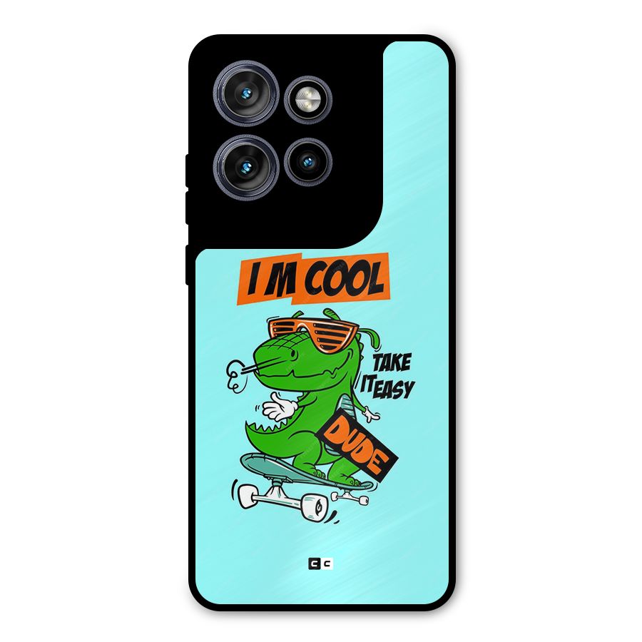 Cool Dude Metal Back Case for Motorola Edge 50 Neo