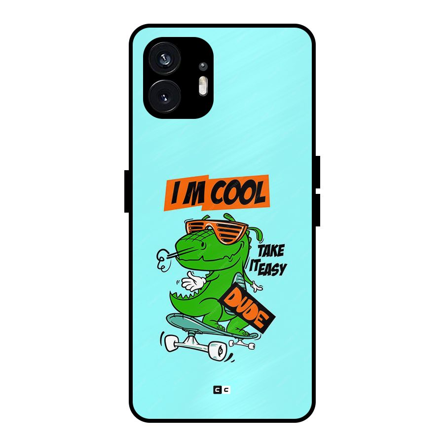 Cool Dude Metal Back Case for Nothing Phone 2