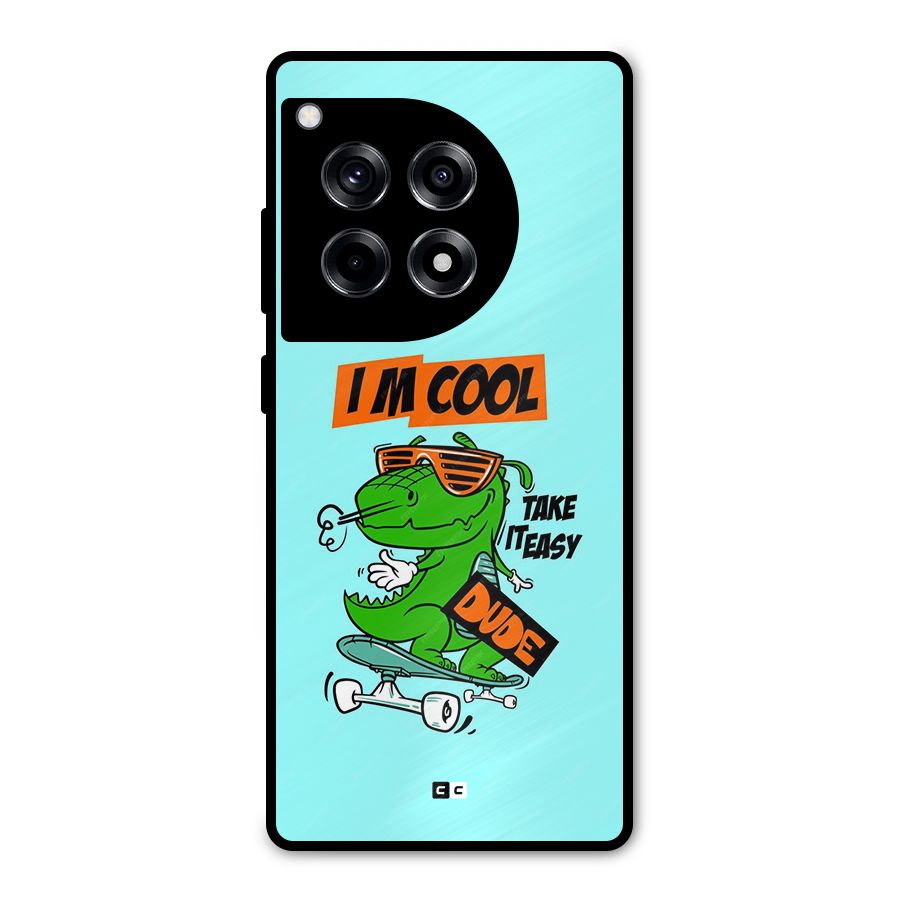 Cool Dude Metal Back Case for OnePlus 12R