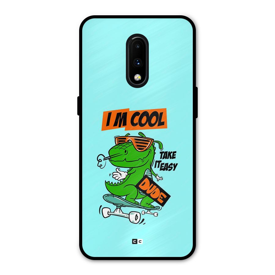 Cool Dude Metal Back Case for OnePlus 7