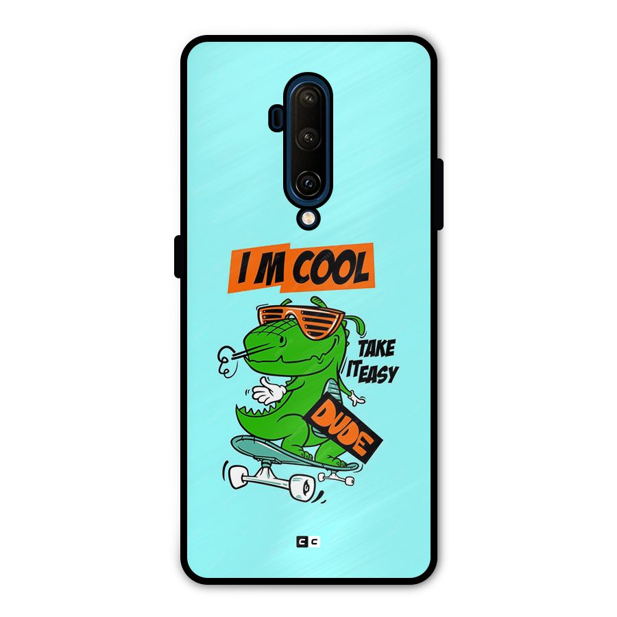 Cool Dude Metal Back Case for OnePlus 7T Pro