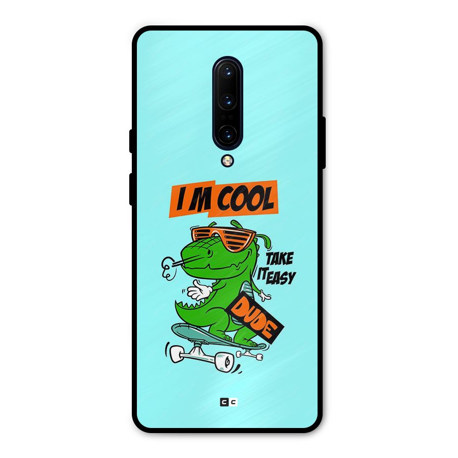 Cool Dude Metal Back Case for OnePlus 7 Pro