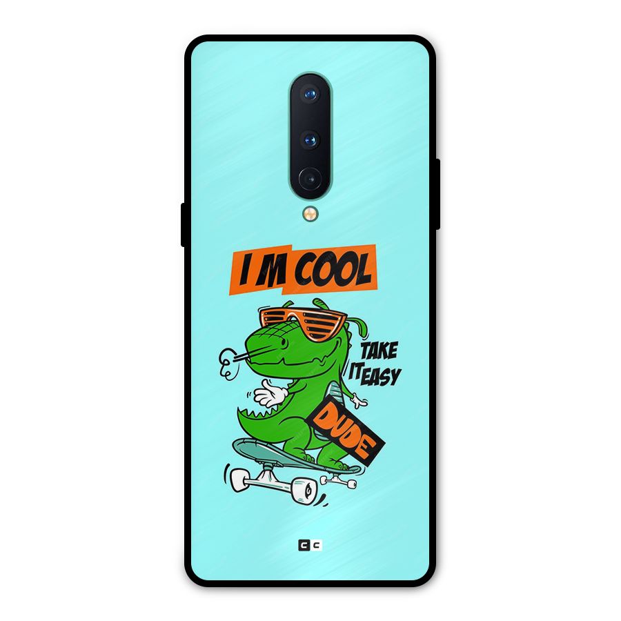 Cool Dude Metal Back Case for OnePlus 8
