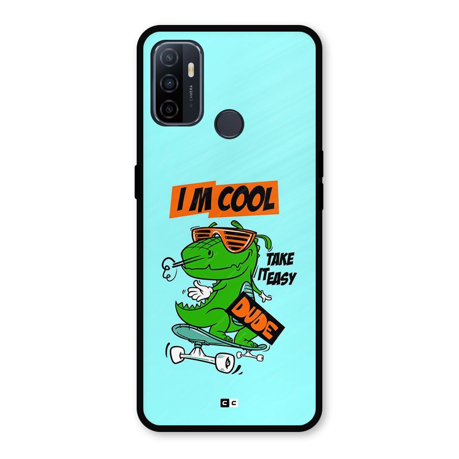Cool Dude Metal Back Case for Oppo A53